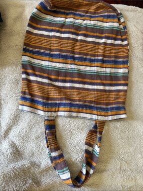 Rare CP Shades Striped Flannel Tote